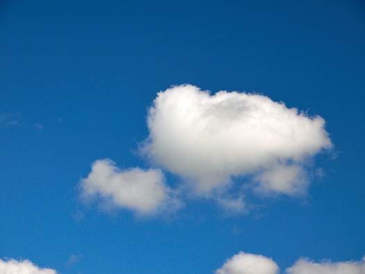White cumulus clouds background, summer clouds